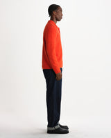 Ashford - Orange Fluffy Wool Polo