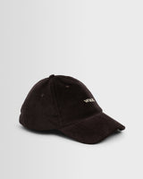 Spencer - Casquette de sport en velours côtelé marron