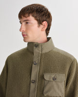 Beven - Khaki Green Technical Fleece