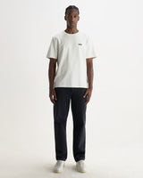 Dean – T-Shirt mit Blumenprint in Off-White und Schwarz