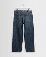 Felix - Mid Blue Wash Selvedge Loose Fit Denim Jeans