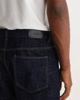 Felix - Jean en denim selvedge coupe ample, délavage rincé