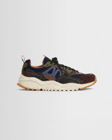 Flower Mountain - Baskets Solin en daim et nylon marron et noir