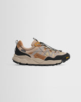 Flower Mountain – Iwano 2 Sneaker aus anthrazitfarbenem und braunem Wildleder und Nylon
