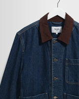Healey – Dunkelblaue Jeans-Arbeitsjacke