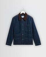 Healey – Dunkelblaue Jeans-Arbeitsjacke