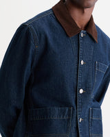 Healey – Dunkelblaue Jeans-Arbeitsjacke
