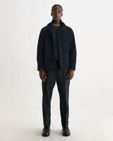 Marsden – Dunkelblaue wasserabweisende Twill-Jacke