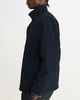 Marsden – Dunkelblaue wasserabweisende Twill-Jacke