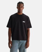 Milton - T-shirt graphique de livraison de pizza noire
