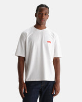 Milton - T-shirt graphique de livraison de pizza blanche