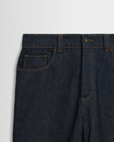 Ramsdale – Barrel-Fit-Jeans in Dark Indigo Rinse