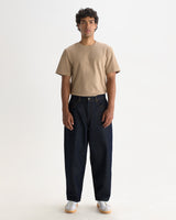 Ramsdale – Barrel-Fit-Jeans in Dark Indigo Rinse