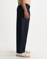 Ramsdale – Barrel-Fit-Jeans in Dark Indigo Rinse