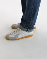 Russell - Mid Blue Wash Selvedge Straight Fit Denim Jeans