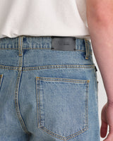 Russell – Straight-Fit-Jeans aus Selvedge-Denim in Blue Wash