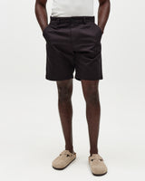 Trinity – Schwarze Shorts aus Baumwoll-Tencel