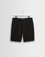Trinity – Schwarze Shorts aus Baumwoll-Tencel