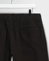 Trinity – Schwarze Shorts aus Baumwoll-Tencel