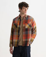 Whiting – Kariertes Overshirt „Pike“ in Orange