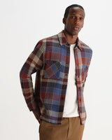 Whiting – Rostfarbenes und mehrfarbiges Pike-Karo-Overshirt