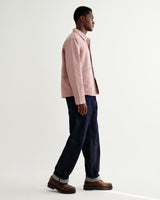 wax london men's Barton - Dusty Pink Organic Cotton Ripstop Jacket