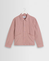 wax london men's Barton - Dusty Pink Organic Cotton Ripstop Jacket