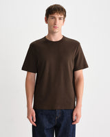wax london men's Dean - Brown Peached Short-Sleeve T-Shirt