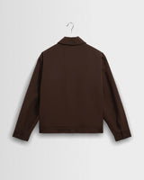 wax london men's Hamblin - Dark Brown Dry-Touch Technical Jacket