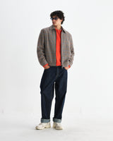 wax london men's Heath - Natural Houndstooth Check Jacket