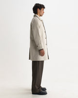 wax london men's Navarino - Stone Water Repellent Twill Mac