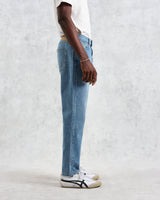 wax london men's Soho - Mid Wash Slim Fit Denim Jeans