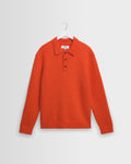 Ashford - Orange Fluffy Wool Polo