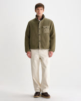 Beven - Khaki Green Technical Fleece