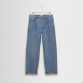 Felix – Loose-Fit-Jeans aus Selvedge-Denim in Blue Wash