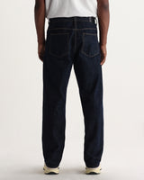 Felix - Jean en denim selvedge coupe ample, délavage rincé