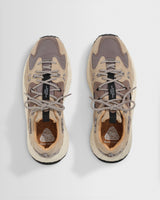 Flower Mountain – Yamabushi Sneaker aus beigem und grauem Rindswildleder
