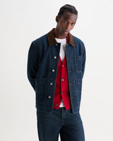 Healey – Dunkelblaue Jeans-Arbeitsjacke
