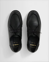 Kleman – Schwarze Leder-Padrors-Schuhe