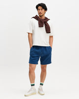 Kurt – Shorts aus Bio-Baumwolle mit Indigo-Dobby-Webmuster
