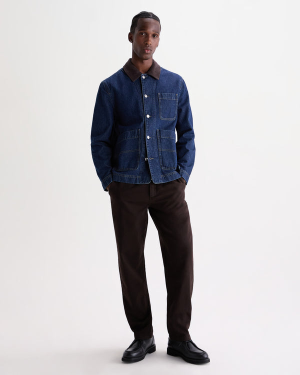Kurt – Dunkelbraune Hose aus Bio-Baumwolle
