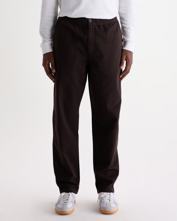 Kurt – Dunkelbraune Hose aus Bio-Baumwolle