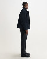 Marsden – Dunkelblaue wasserabweisende Twill-Jacke