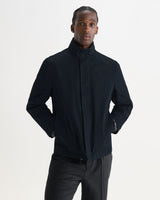 Marsden – Dunkelblaue wasserabweisende Twill-Jacke