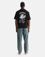 Milton - T-shirt graphique de livraison de pizza noire