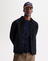 Tranton – Trucker Cap aus Cord in Marineblau und Rost