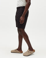 Trinity - Short en coton Tencel noir