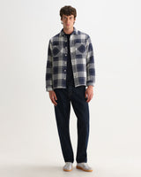 Whiting – Overshirt „Beatnik“ in Marineblau