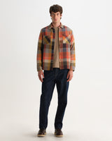 Whiting – Kariertes Overshirt „Pike“ in Orange