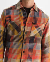 Whiting – Kariertes Overshirt „Pike“ in Orange